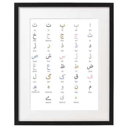 Urdu Alphabet Poster