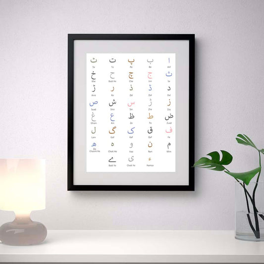 Urdu Alphabet Poster