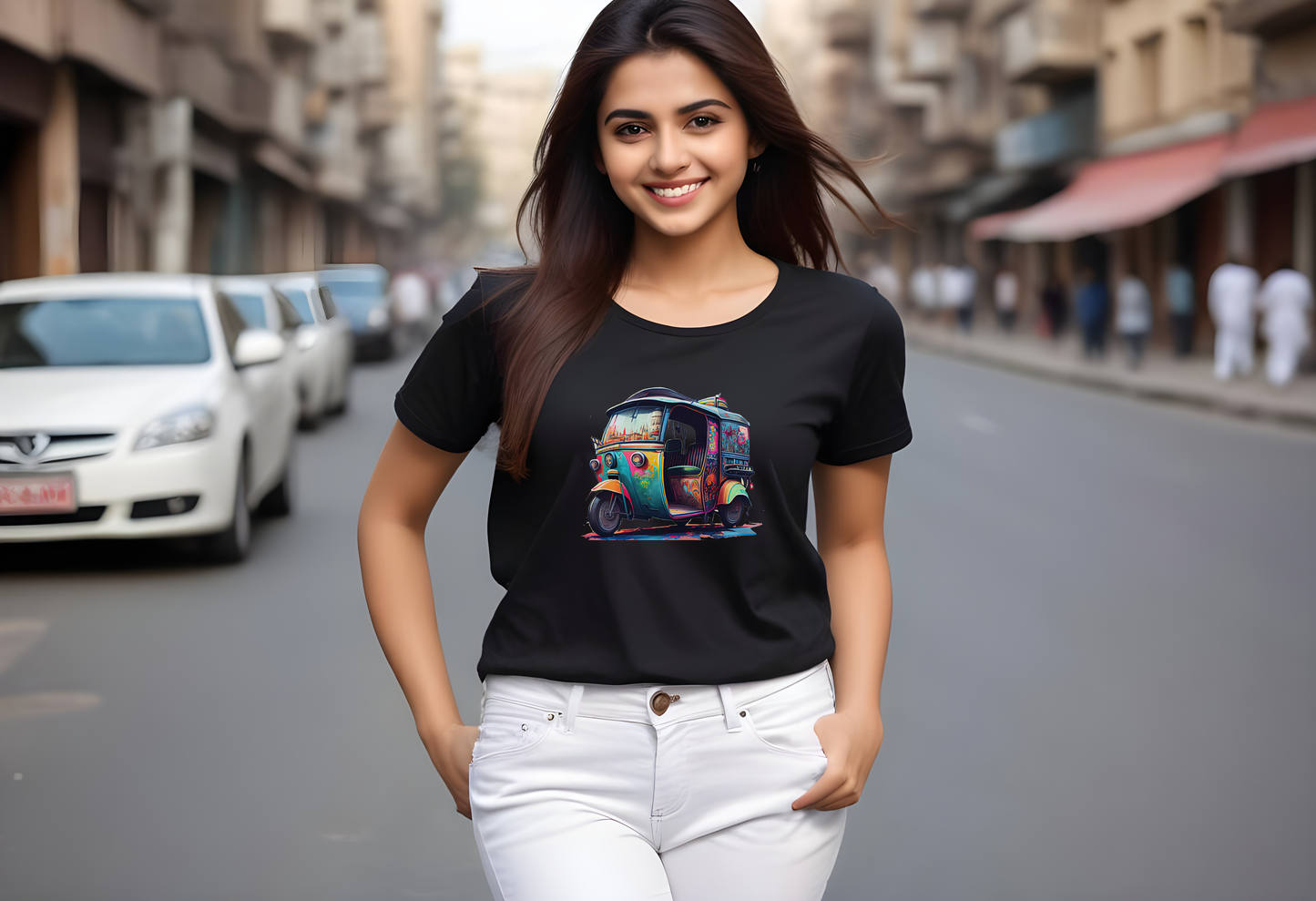 Rickshaw Street Art T-Shirt